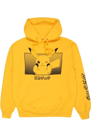 Pokemon Sudadera con capucha gaming de - Pikachu Katakana - S XXL - para Hombre