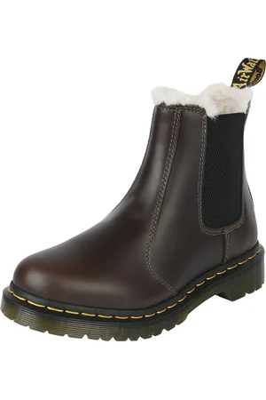 Dr. Martens Botas de - 2976 Leonore - Dark Khaki Orleans - EU36 EU38 - para Mujer