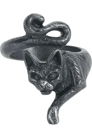 Alchemy Anillo Gótico de - Le Chat Noir Ring - para Mujer