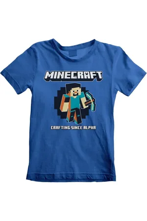 Minecraft Camiseta gaming de - Crafting Since Alpha - 104 152 - para niñas & niños
