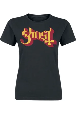 Ghost Camiseta de - Logo Gold And Red - S XXL - para Mujer