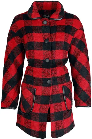 Hell Bunny Abrigos de - Manhattan Coat - XS XXL - para Mujer