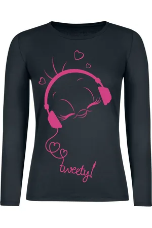 LOONEY TUNES Camiseta Manga Larga de - Tweety - Music - S XXL - para Mujer