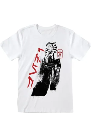 STAR WARS Camiseta Disney de - Ahsoka - Ink Text - S XXL - para Mujer