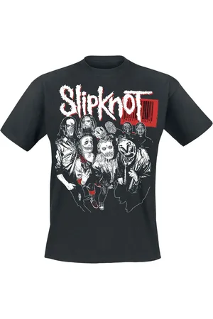 Slipknot Camiseta de - Barcode Band - S 3XL - para Hombre