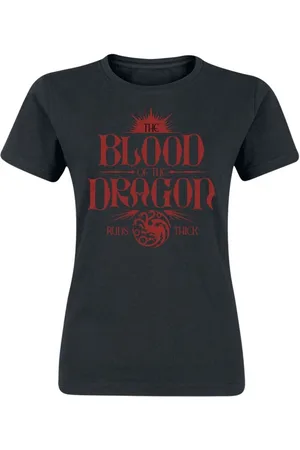 Juego de Tronos Camiseta de - House of the Dragon - Blood Of The Dragon Runs Thick - S XXL - para Mujer