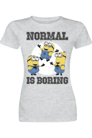 Minions Camiseta de - Normal life is boring - S XXL - para Mujer
