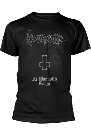 Venom Camiseta de - At War With Satan - S M - para Hombre