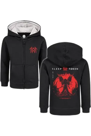Sleep Token Chaquetas con capucha para niños de - Metal Kids - Red Reaper Angel - 92 152 - para niñas & niños