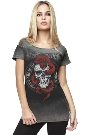 Rock Rebel Camiseta de - S XXL - para Mujer