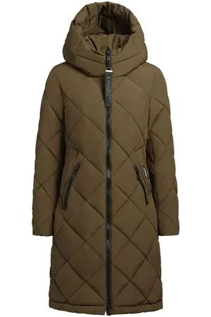 Khujo Abrigo de Invierno de - Ante - XS L - para Mujer