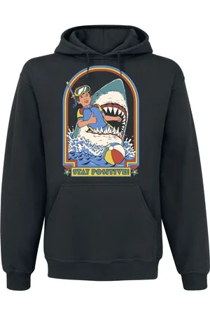 Steven Rhodes Sudadera con capucha Fun de - Stay Positive - M XXL - para Hombre
