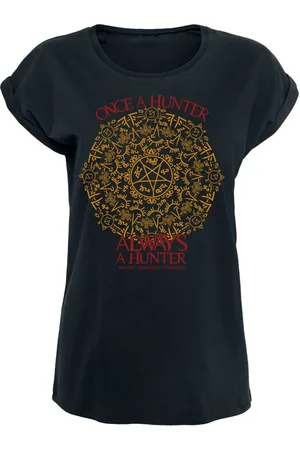 Supernatural Camiseta de - Once A Hunter Always A Hunter - S L - para Mujer