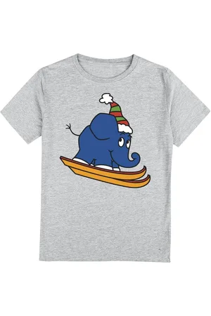 Die Sendung mit der Maus Camiseta de - Elefant - Wintersport - Ski - 140 164 - para niñas & niños