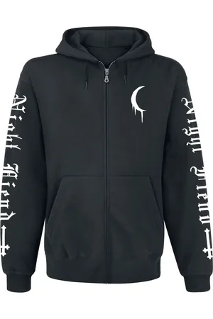 Blackcraft Cult Capucha con cremallera Gótico de - Nocturnal FB Zip Hoodie - L XXL - para Hombre