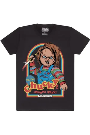 Steven Rhodes Camiseta Fun de - x Chucky Wanna Play - S XXL - para Hombre