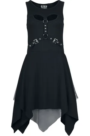 Poizen Industries Vestido Corto Gótico de - Helmi Dress - XS XL - para Mujer