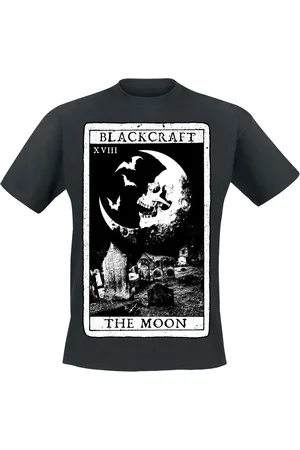 Blackcraft Cult Camiseta Gótico de - The Moon Tarot - M 4XL - para Hombre