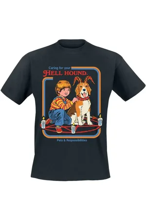 Steven Rhodes Camiseta Fun de - Caring For Your Hell Hound - M 3XL - para Hombre