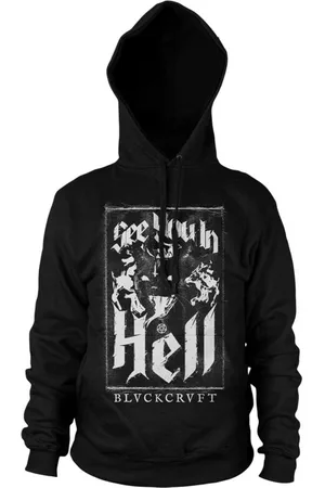 Blackcraft Cult Sudadera con capucha Gótico de - See You In Hell Cat Hoodie - M XXL - para Hombre