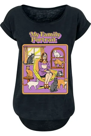 Steven Rhodes Camiseta Fun de - My family portrait - M XXL - para Mujer