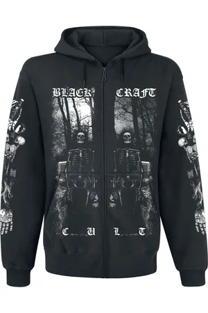 Blackcraft Cult Capucha con cremallera Gótico de - Nightcrawler Zip Hoodie - M XXL - para Hombre