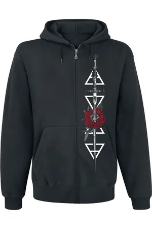 Blackcraft Cult Capucha con cremallera Gótico de - Eternal Love FB Zip Hoodie - M XXL - para Hombre