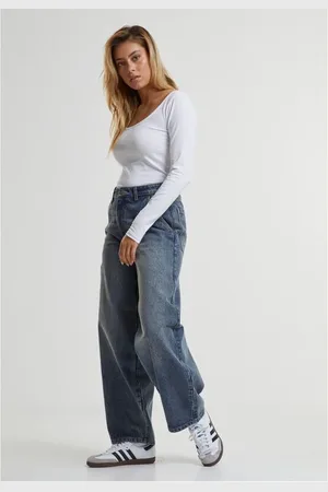 Urban classics Tejanos de - Vaqueros mujer holgados - 28 31 - para Mujer