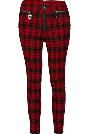 Banned Alternative Pantalones de tela de - Damien Trousers - XS L - para Mujer