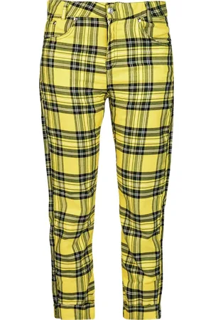 Chemical Black Pantalones de tela Gótico de - Xylia - W28L32 W34L34 - para Mujer