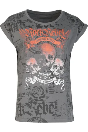 Rock Rebel Camiseta de - S XXL - para Mujer