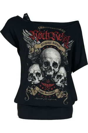 Rock Rebel Camiseta de - S XXL - para Mujer