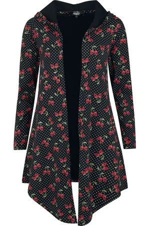Rock Rebel Cárdigan de - Skull cherries - S L - para Mujer