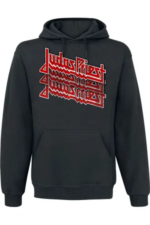 Judas Priest Sudadera con capucha de - Fading Repeat Logo - S 5XL - para Hombre
