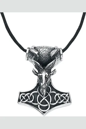 etNox hard and heavy Collar de - Martillo de Tor con cabeza de Carnero - para Hombre