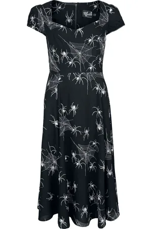 Hell Bunny Vestidos de longitud media de - Grungy Spider Dress - XS 4XL - para Mujer