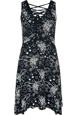 Gothicana Vestidos de longitud media Gótico de - S XXL - para Mujer