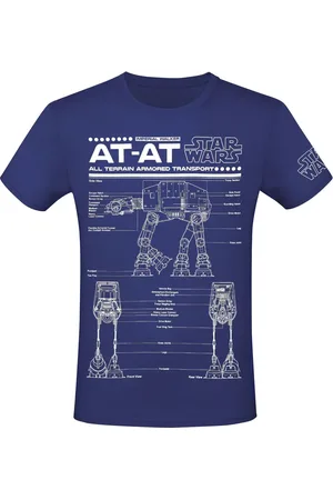 STAR WARS Camiseta Disney de - AT-AT - Schematic - S 3XL - para Hombre