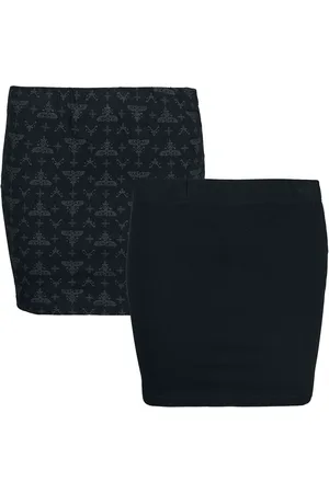 EMP Minifalda de - 2-Pack mini faldas - S XXL - para Mujer