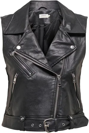 ONLY Chaleco de - Onlvera Faux Leather Waistcoat - XS L - para Mujer