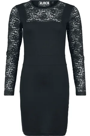 EMP Vestido Corto Gótico de - Lace Me Up - S XXL - para Mujer