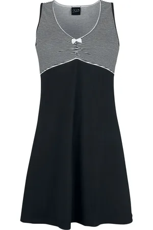 Pussy Deluxe Vestidos de longitud media Rockabilly de - Mini Stripes - XS XL - para Mujer