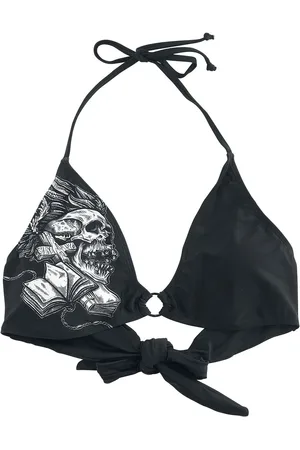 Rock Rebel Top de Bikini de - Bikini Top Skull - S XXL - para Mujer
