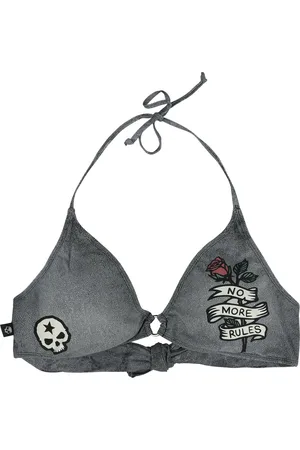 Rock Rebel Top de Bikini de - Old School Prints - S XXL - para Mujer