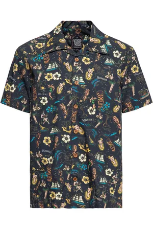 King kerosin Camisa manga Corta Rockabilly de - Tropical Hawaiian-style deluxe - M 4XL - para Hombre