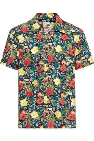 King kerosin Camisa manga Corta Rockabilly de - Tropical Hawaiian-style - M 4XL - para Hombre
