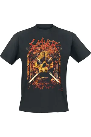 Slayer Camiseta de - Skull Swords - S 3XL - para Hombre