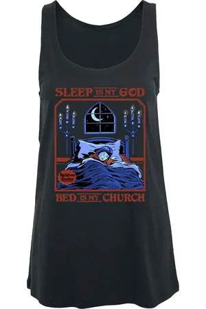 Steven Rhodes Top Fun de - Sleep is my God - Bed is my Church - S 5XL - para Mujer