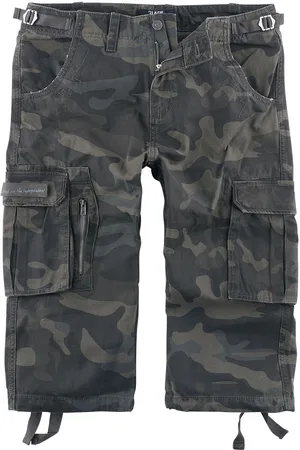 EMP Pantalones cortos de - 3/4 Army Vintage Shorts - S 7XL - para Hombre