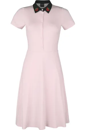 Pussy Deluxe Vestidos de longitud media Rockabilly de - Cat Classic Berry - XS XXL - para Mujer